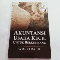 Image of AKUNTANSI USAHA KECIL UNTUK BERKEMBANG