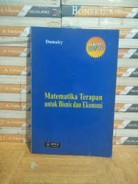 Image of MATEMATIKA TERAPAN UNTUK BISNIS DAN EKONOMI EDISI 2003/2004
